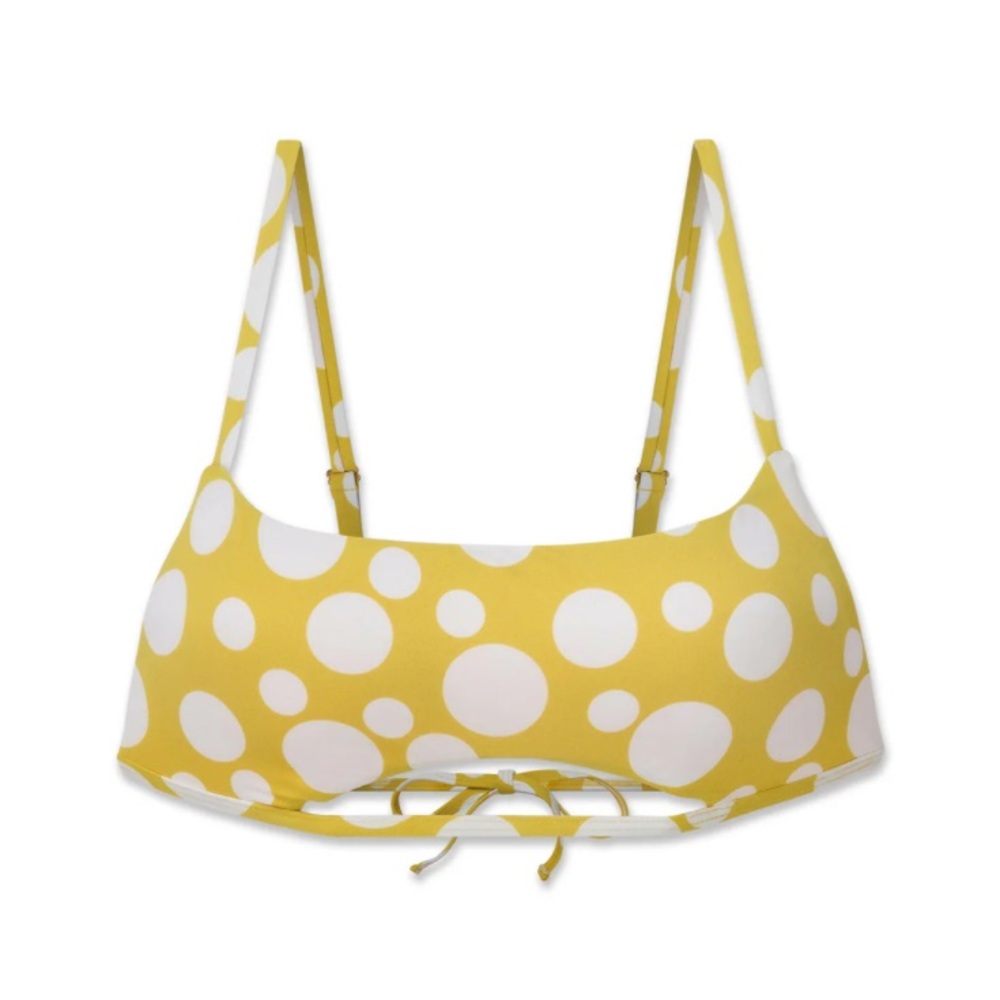 NWT WET Swim The Abby in Sardinia Collection Ginger Polka Dot Bikini Top $78
